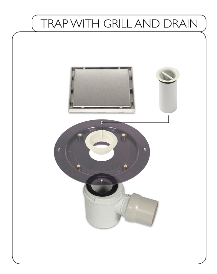 Preformed Wet Room Shower Base for Timber Floors CCL