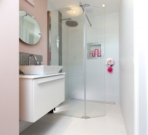 wet room on a timber floor