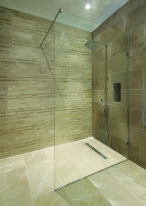 modern wet room shower