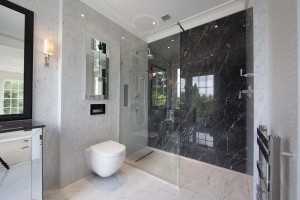 Level entry wet room