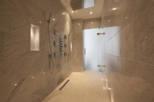 double shower designer wet room
