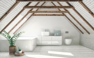 attic conversion into a wetroom
