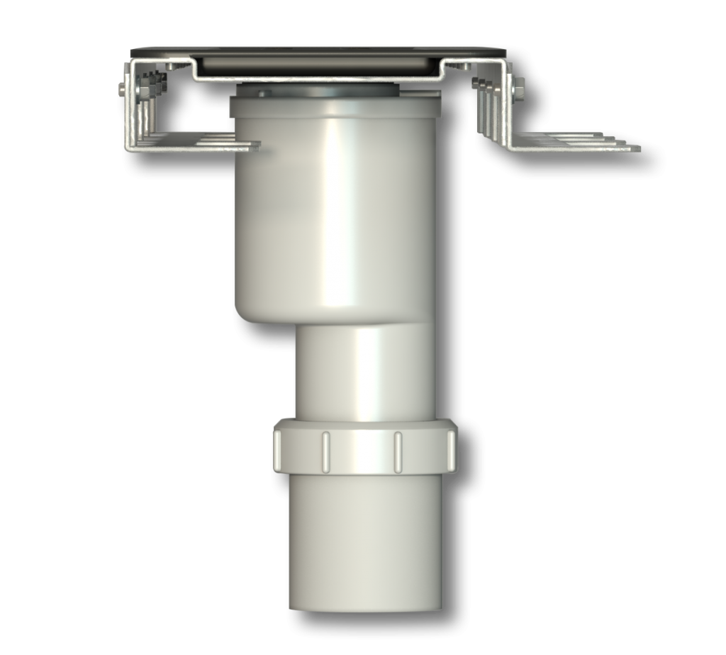 Vertical Trap with Extra Shallow Bracket - Side view