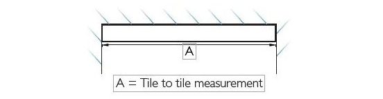 tile to tile measurement