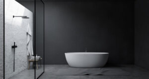 Wetroom with a drain (1)