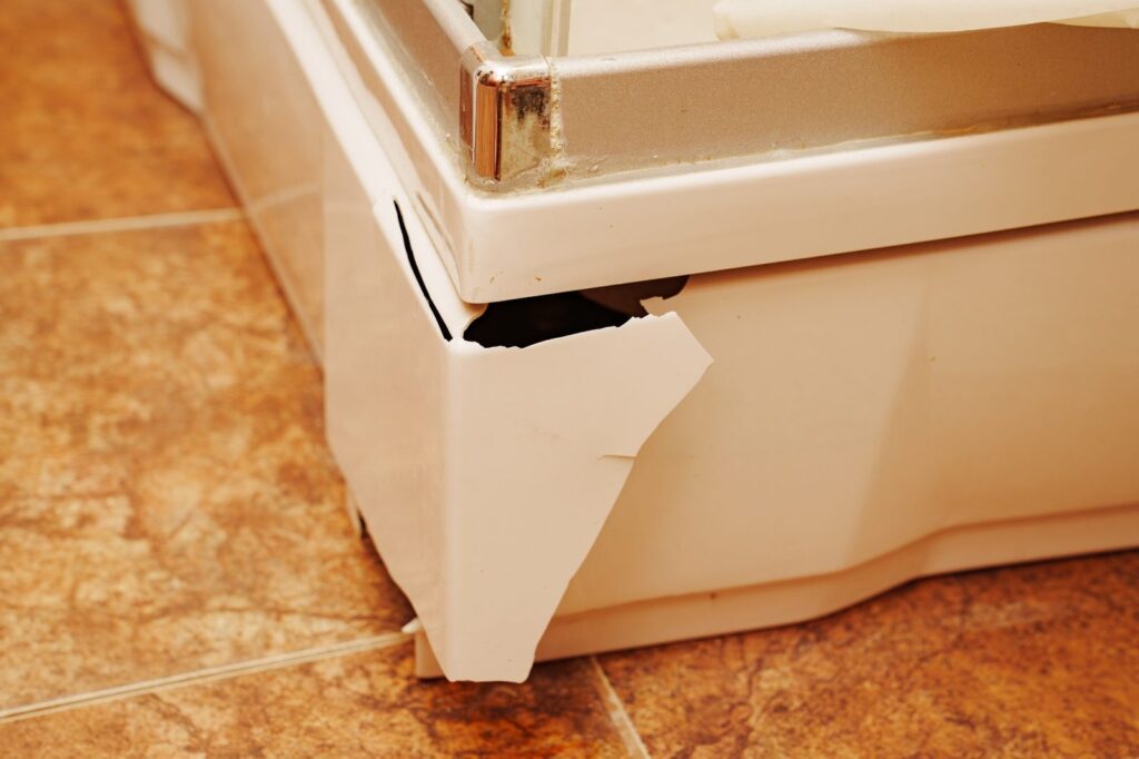 How to Fix a Cracked Shower Tray