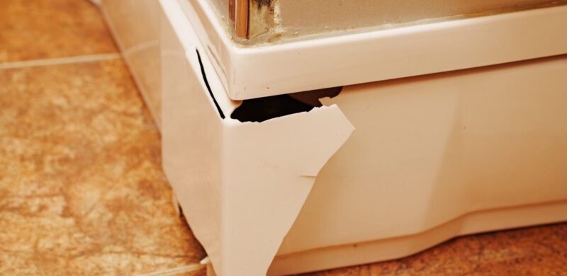 How to Fix a Cracked Shower Tray